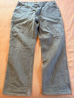 Men's Cargo Pants in Charcoal Gray - Casual Straight Fit 40x32